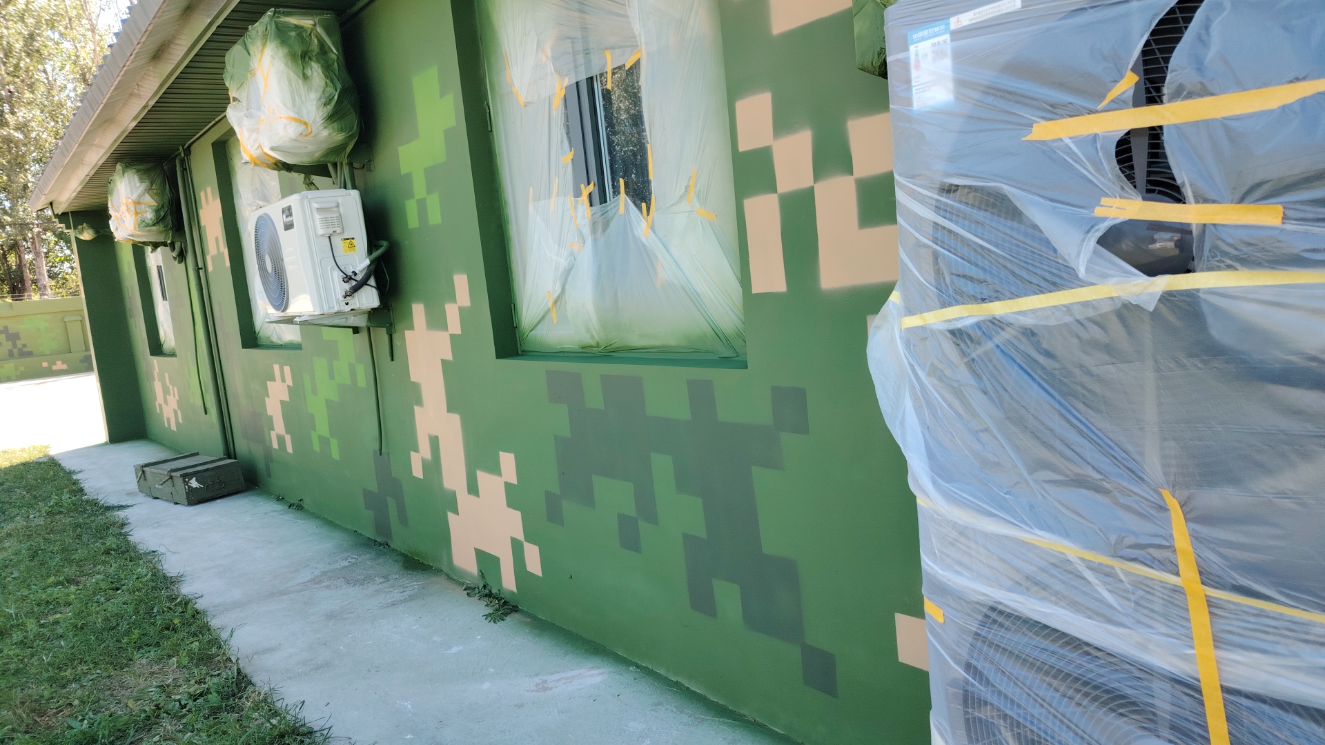 安徽外墙迷彩漆施工多少钱 伪装迷彩漆